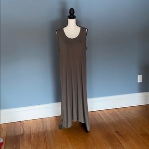 Kenar Taupe Midi Dress
